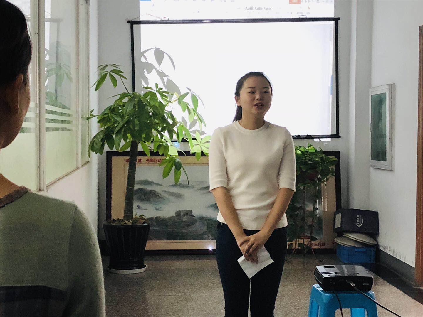塑料托盤廠家每周早會(huì)，以飽滿的精神開單！